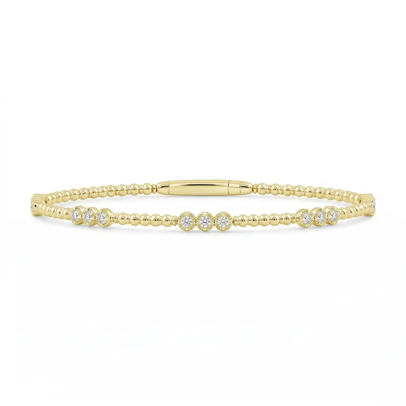 Flexie Bead Frosted Spark Bracelet 1