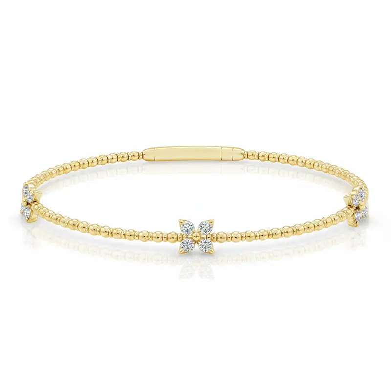 Flexie Blooms Diamond Bracelet 1
