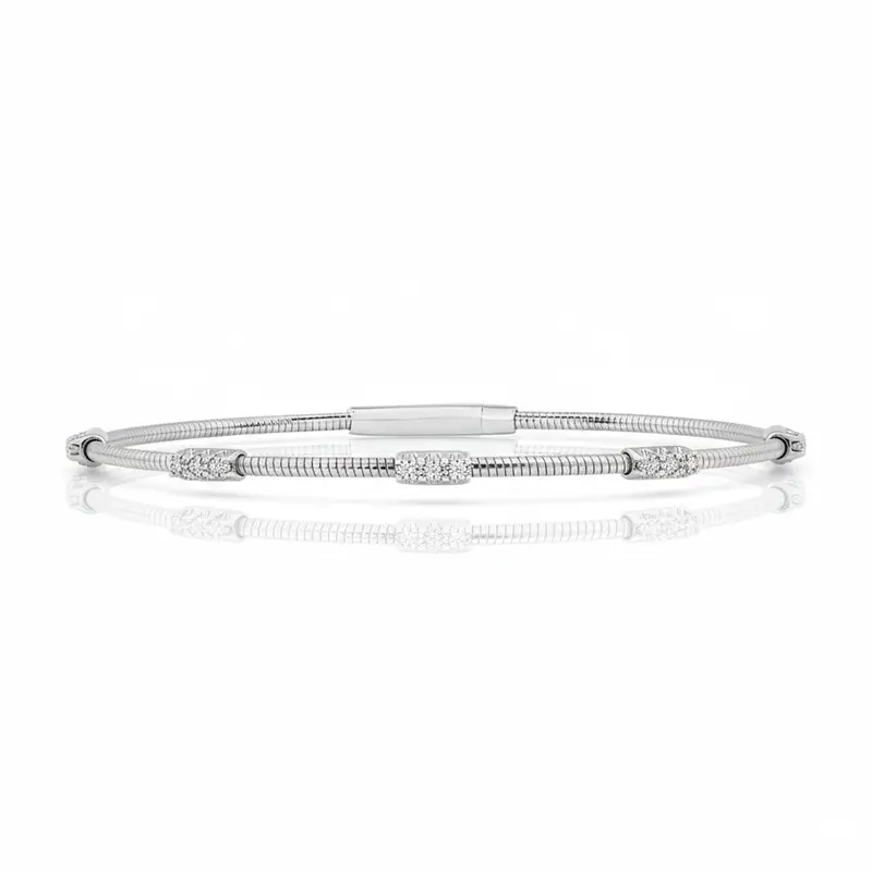 Flexie Radiant Station Diamond Bracelet 1