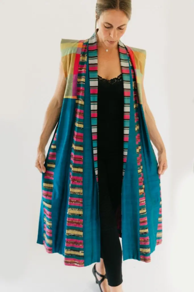 Folkwear 118 Tibetan Panel Coat - Printed Copy Shop (+£7.00) 1