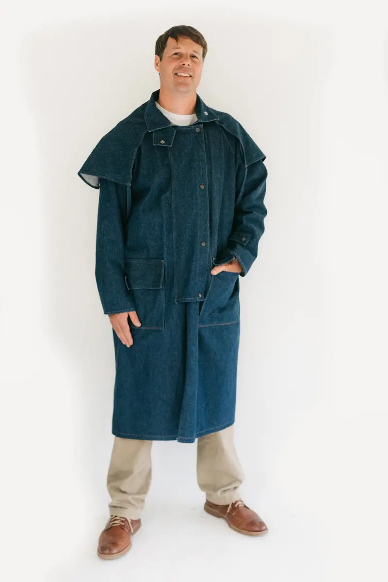 Folkwear 137 Unisex Australian Drover's Coat - Printed Copy Shop (+£7.00) 1