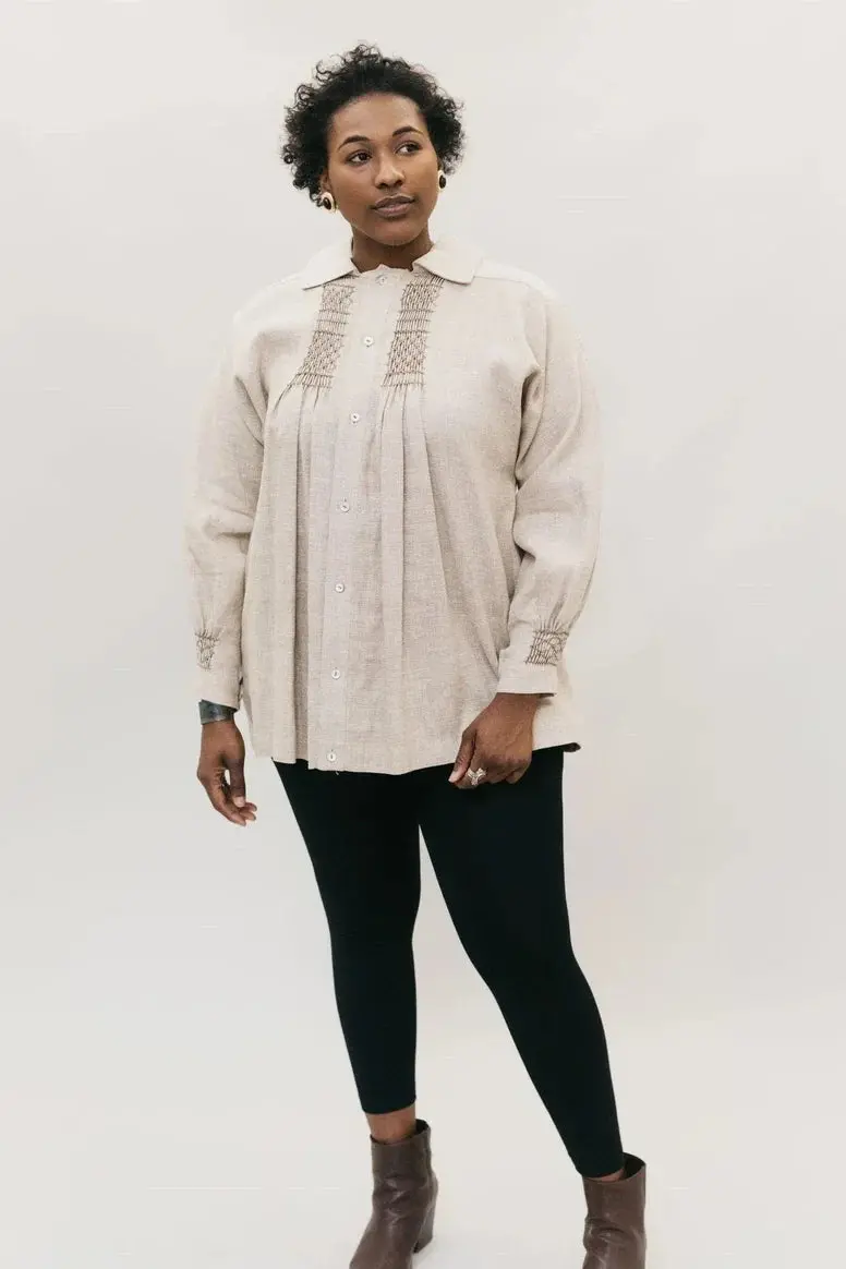 Folkwear 221 Adult/Child English Smock - Printed Copy Shop (+£7.00) 1