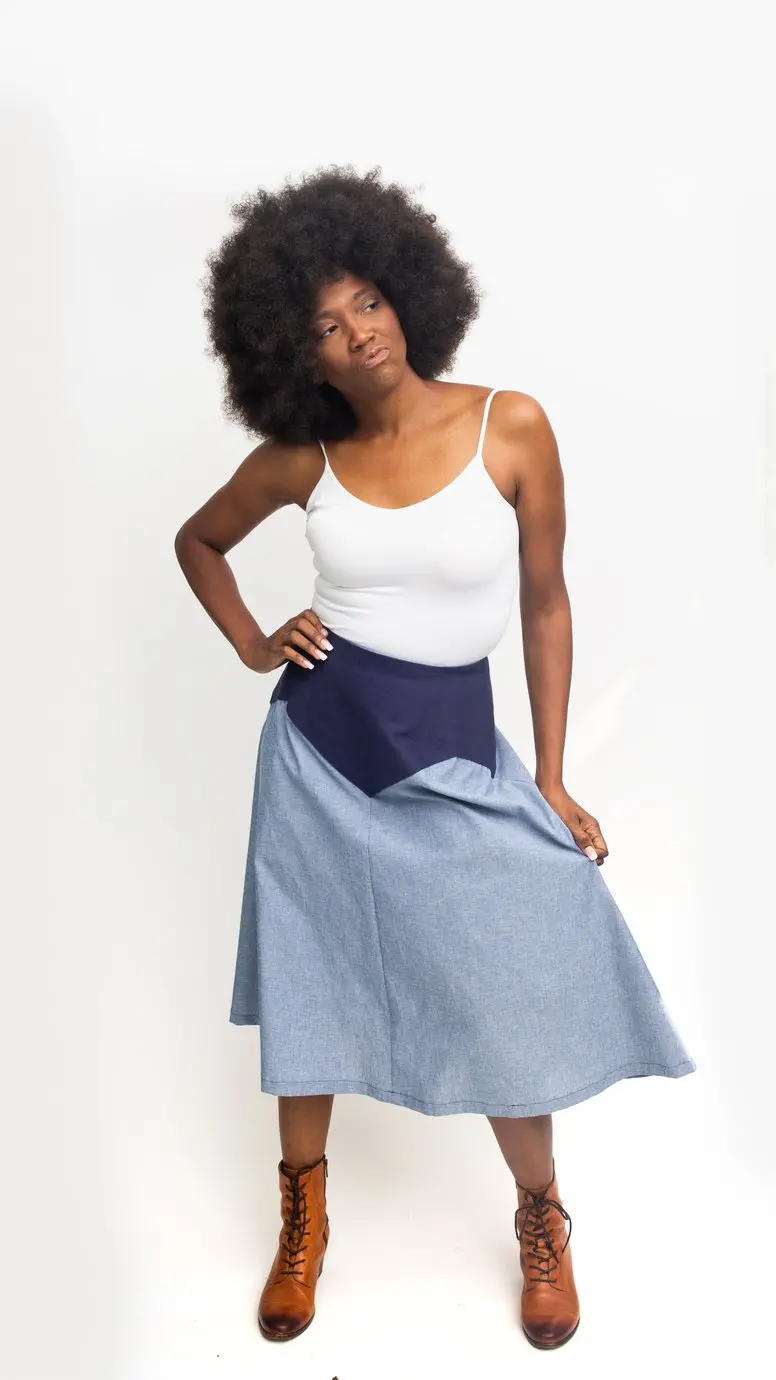 Folkwear 243 Rodeo Cowgirl Skirt - Printed Copy Shop (+£10.00) 1