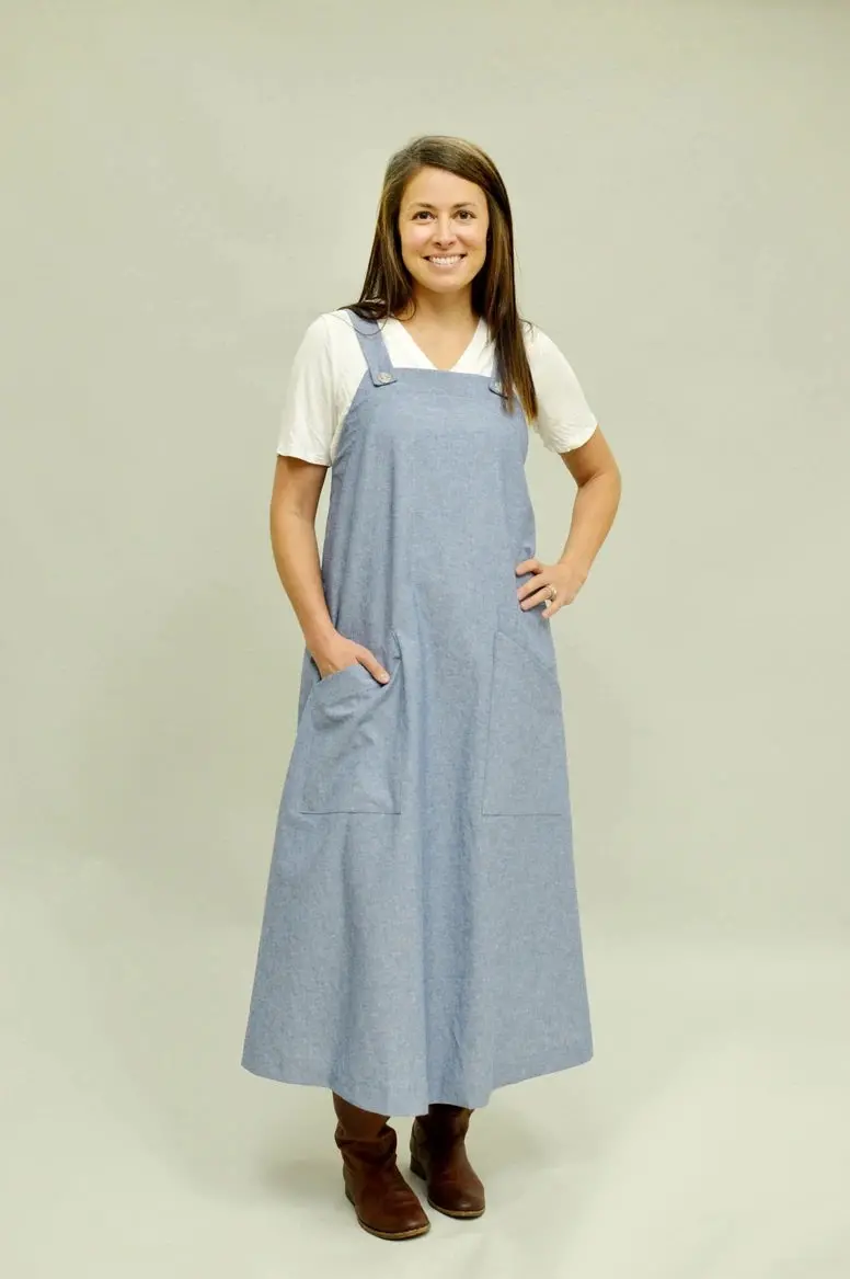 Folkwear Basics Pinafore Dress 1