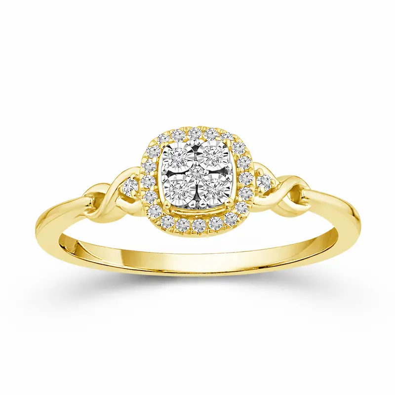Forever Spark Round Diamond Promise Ring 1