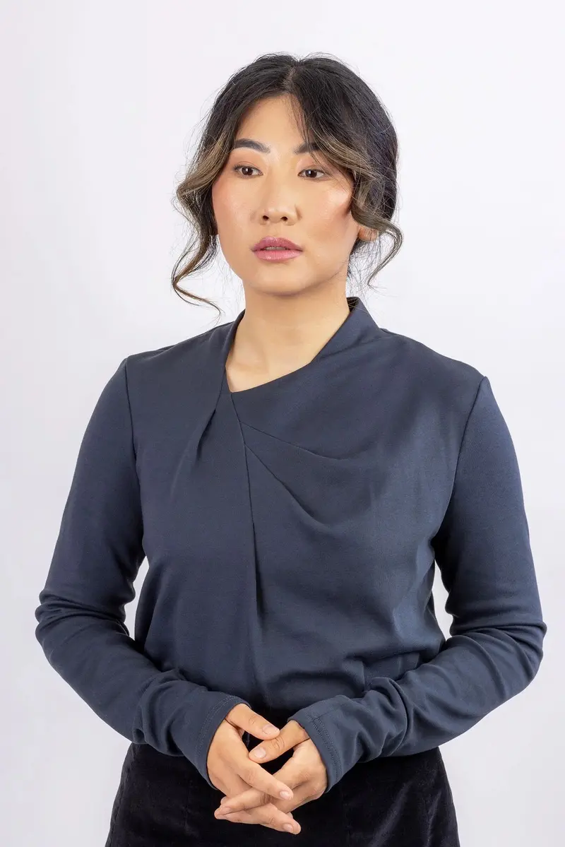 Forget-Me-Not Patterns Viola Top 1