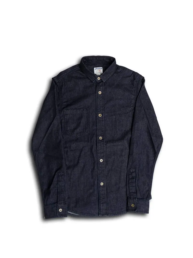 Free Rage Denim Shirt With Gunpatches 1