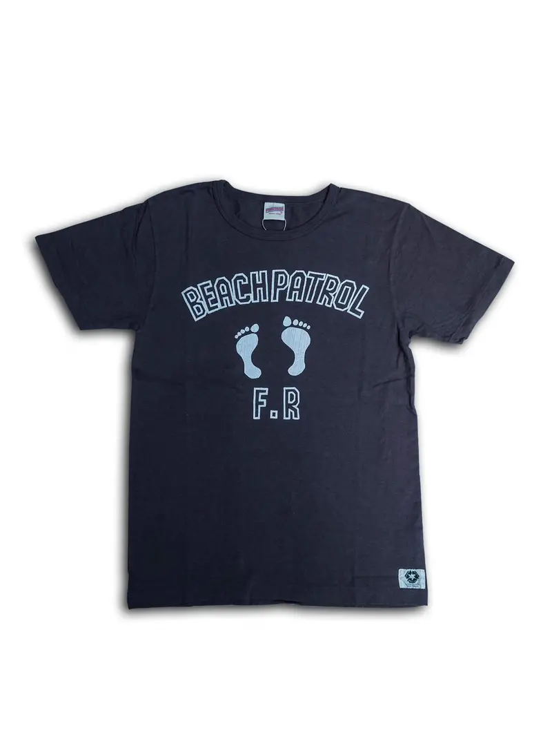 Free Rage Recycled Cotton Tee Beach Patrol Grey 1