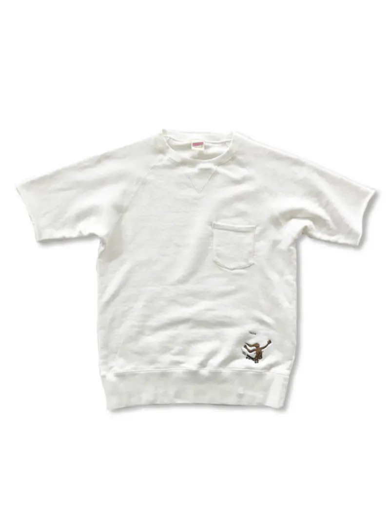 Free Rage Short Sleeve Sweat Venice White 1