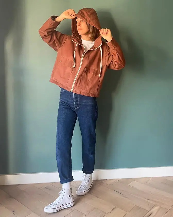 French Navy Laken Jacket 1