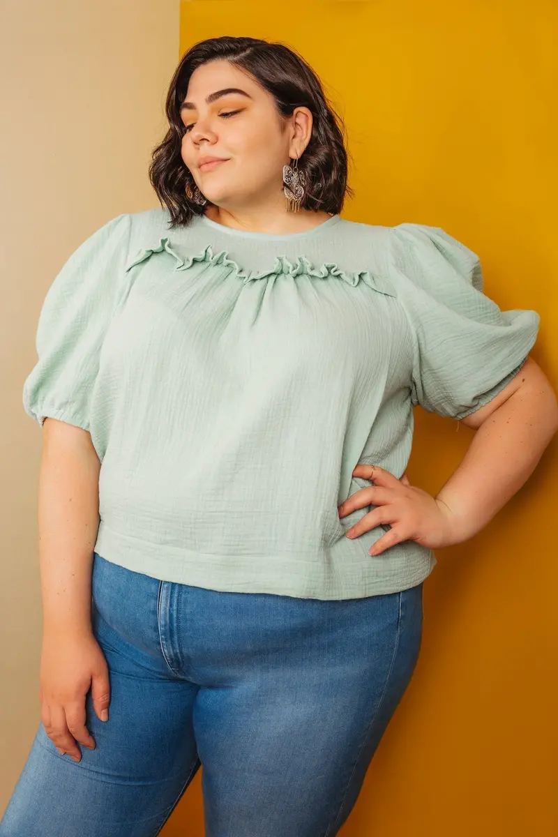 Friday Pattern Company Sagebrush Top - Printed Copy Shop (+£7.00) 1