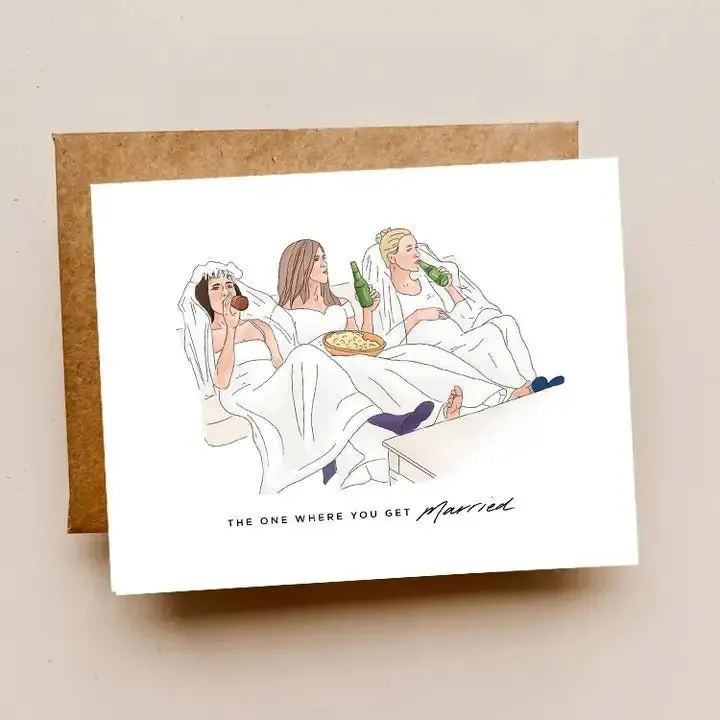 Friends Wedding Card 1