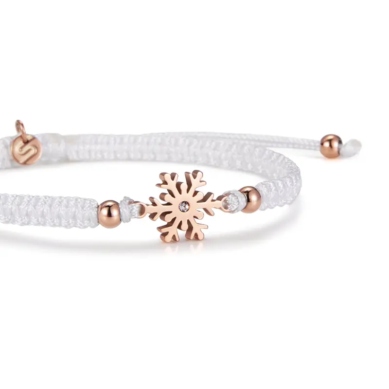 Frozen Snowflake Braided Bracelet 1