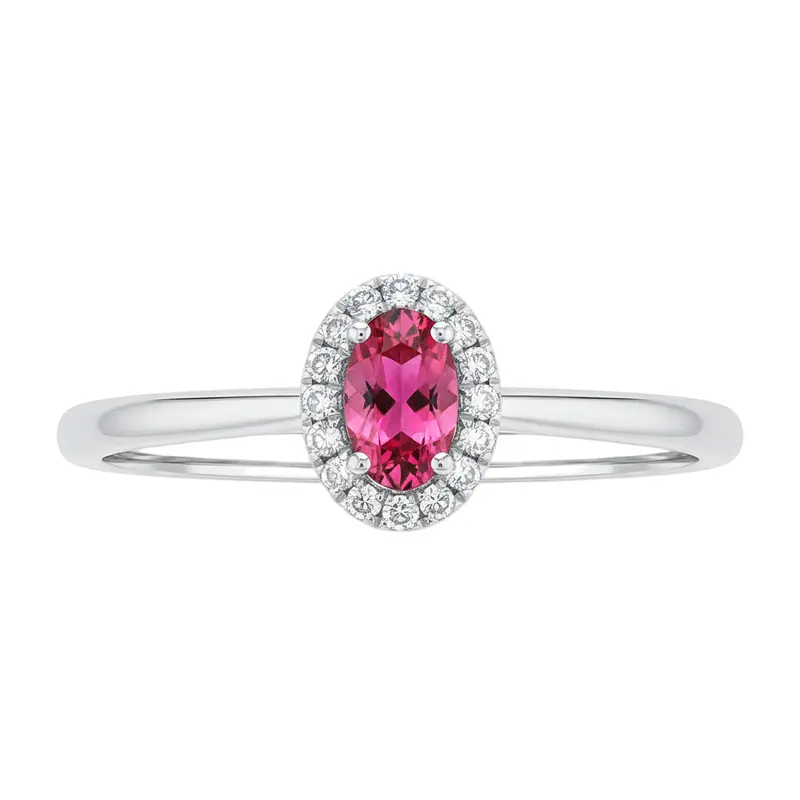 Fuchsia Flame Pink Tourmaline Ring 1