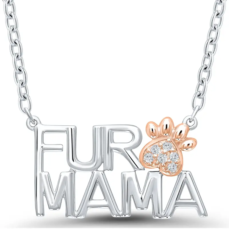 Fur Mama Pendant Necklace 1