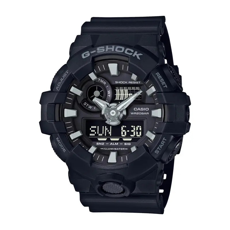 G-Shock® Analog-Digital Black Resin Men’S Watch 1