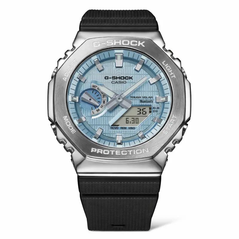 G-Shock® Blue Dial G-Steel Bluetooth Watch 1