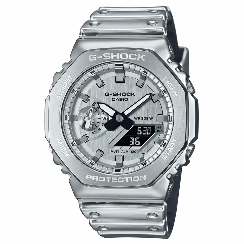 G-Shock® G-Steel Silver Dial Bluetooth Watch 1