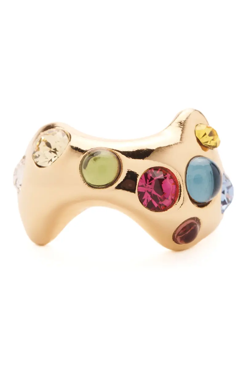 Gold Multi Bat Ring 1