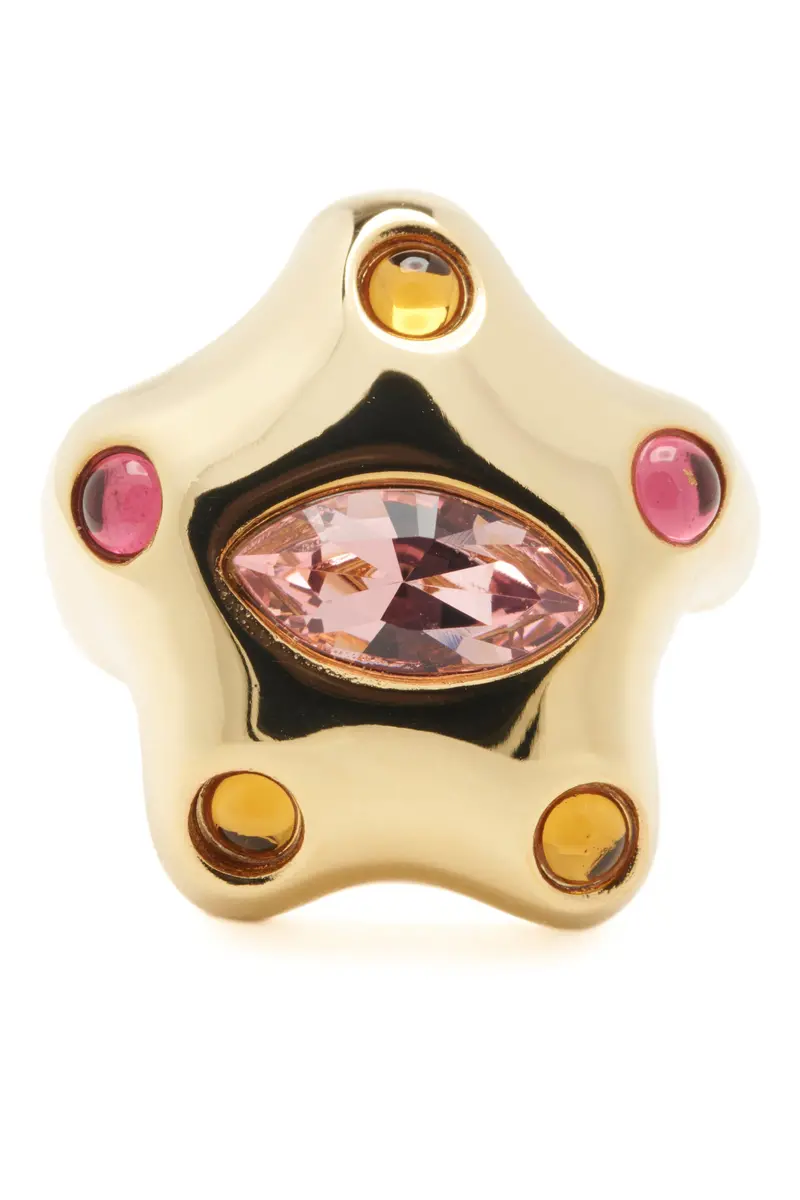 Gold Pink Demi Starlette Ring 1