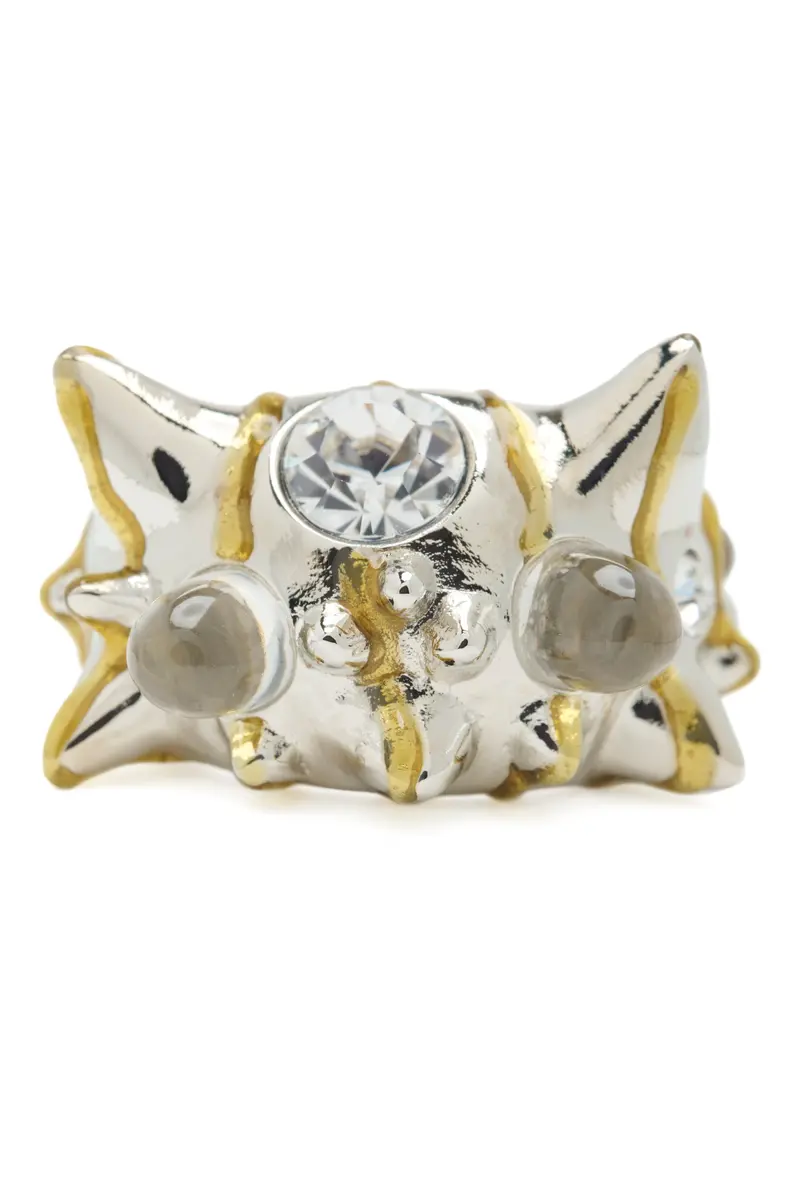 Gold Stripe Alien Ring 1