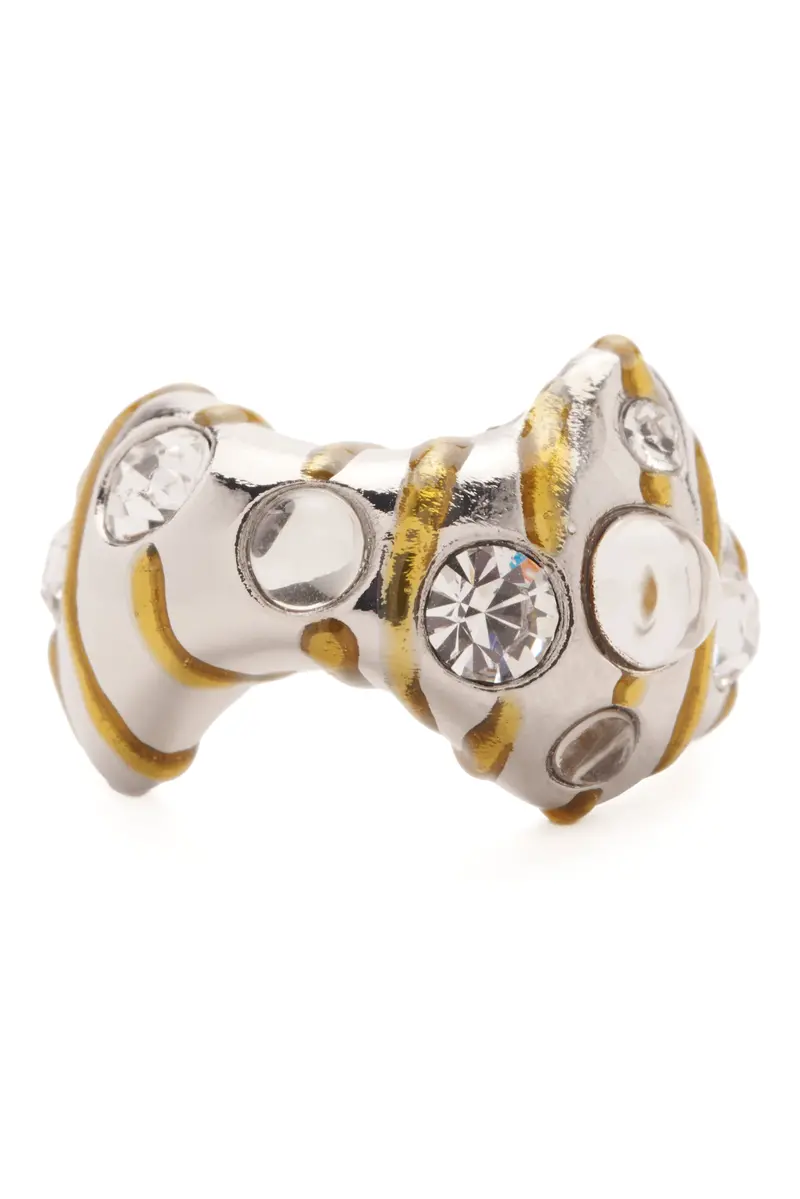 Gold Stripe Bat Ring 1
