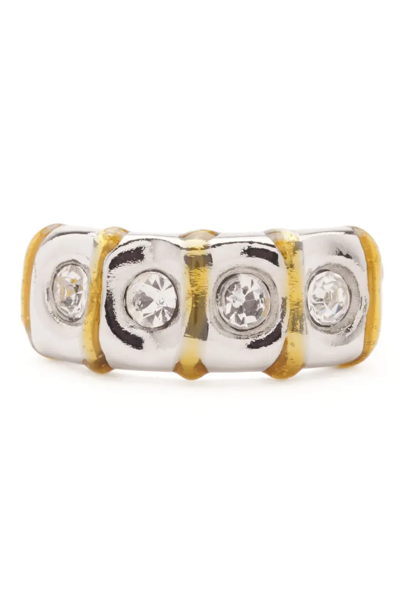 Gold Stripe Dough Ring 1