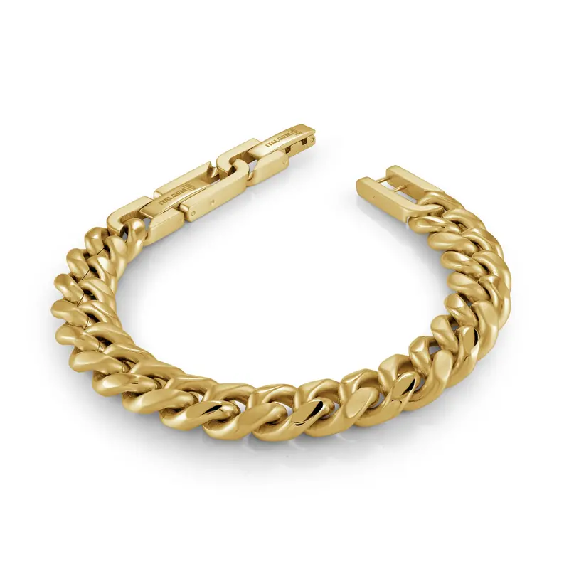 Gold Summit Curb Bracelet 1