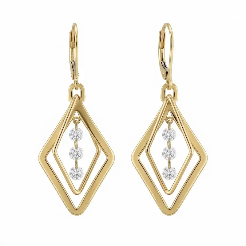 Golden Chandelier Dashing Diamond Drops 1