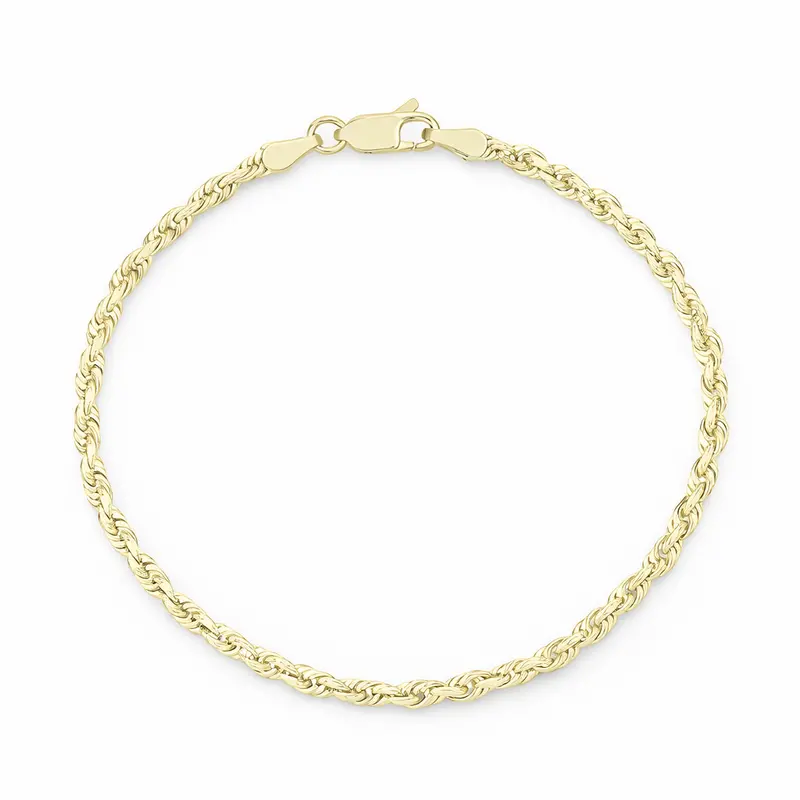Golden Twist Rope Bracelet 1