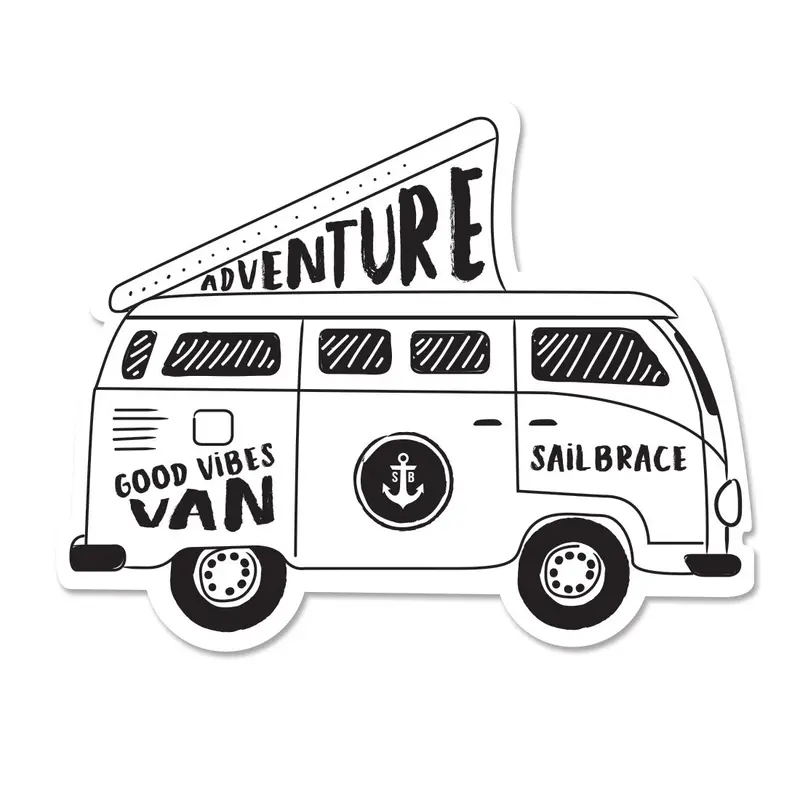 Good Vibes Van Sticker 1