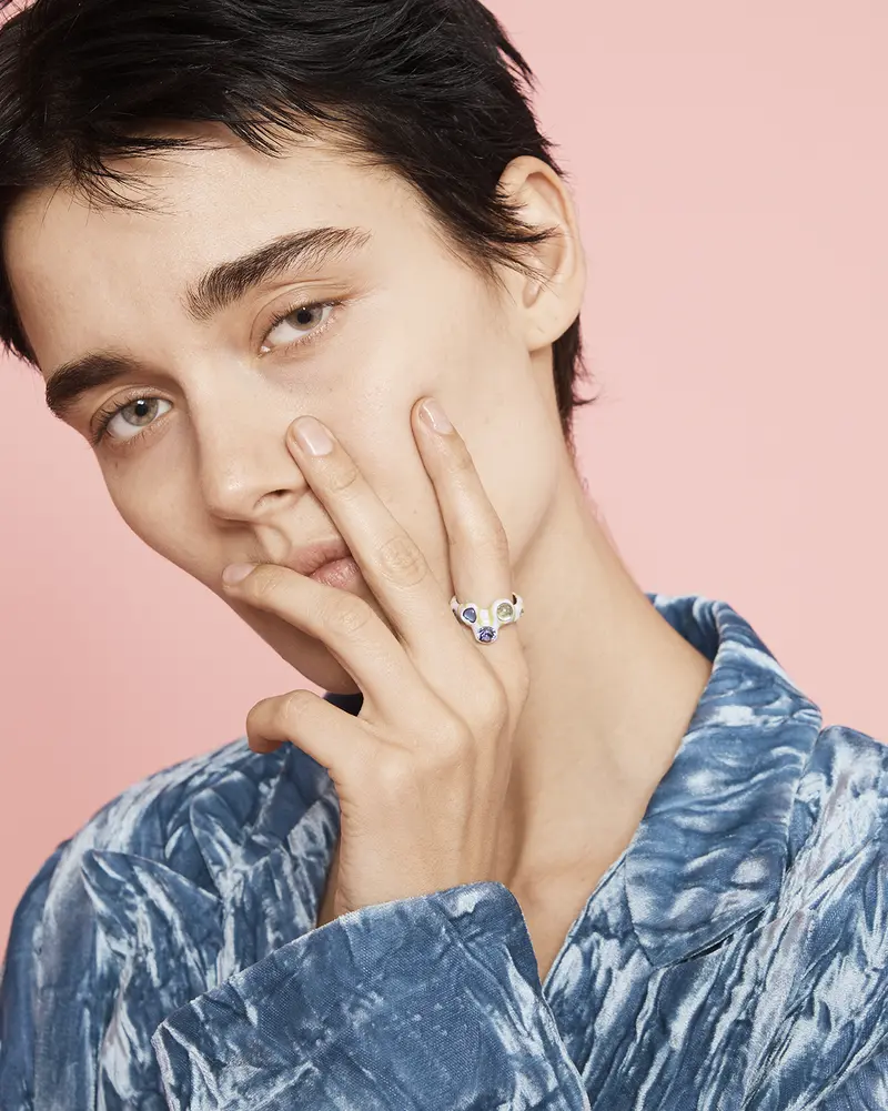 Grape Stripe Florence Ring 2