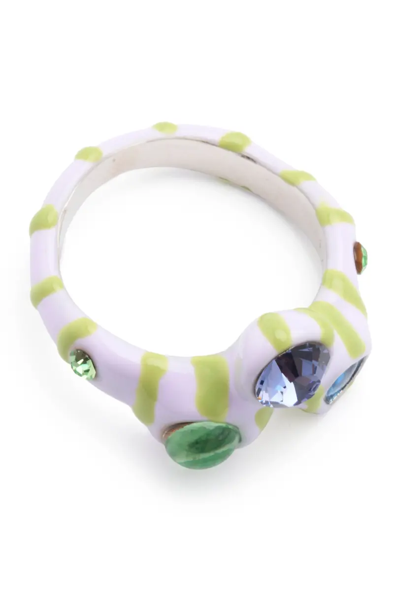Grape Stripe Florence Ring 4