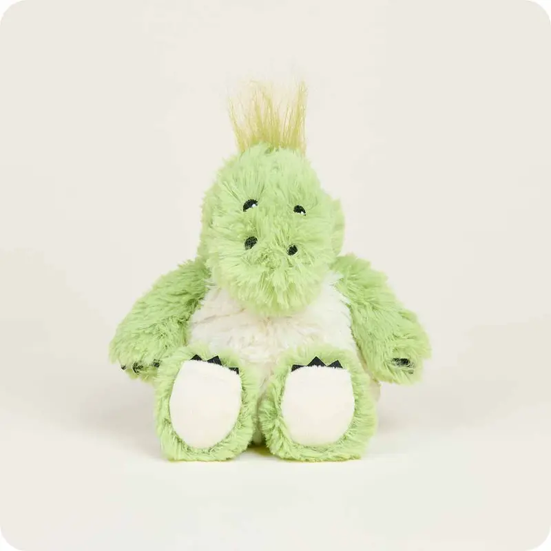Green Dinosaur Warmies Junior 1