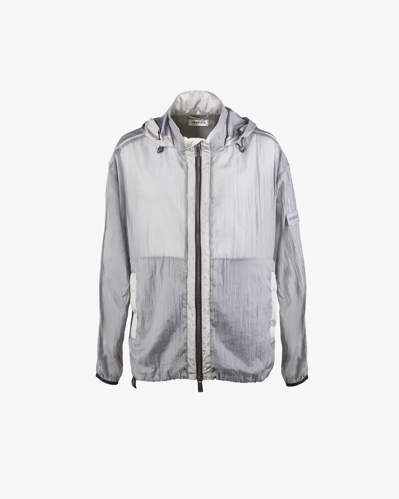 Grey Ripstop Nylon Jacket 1