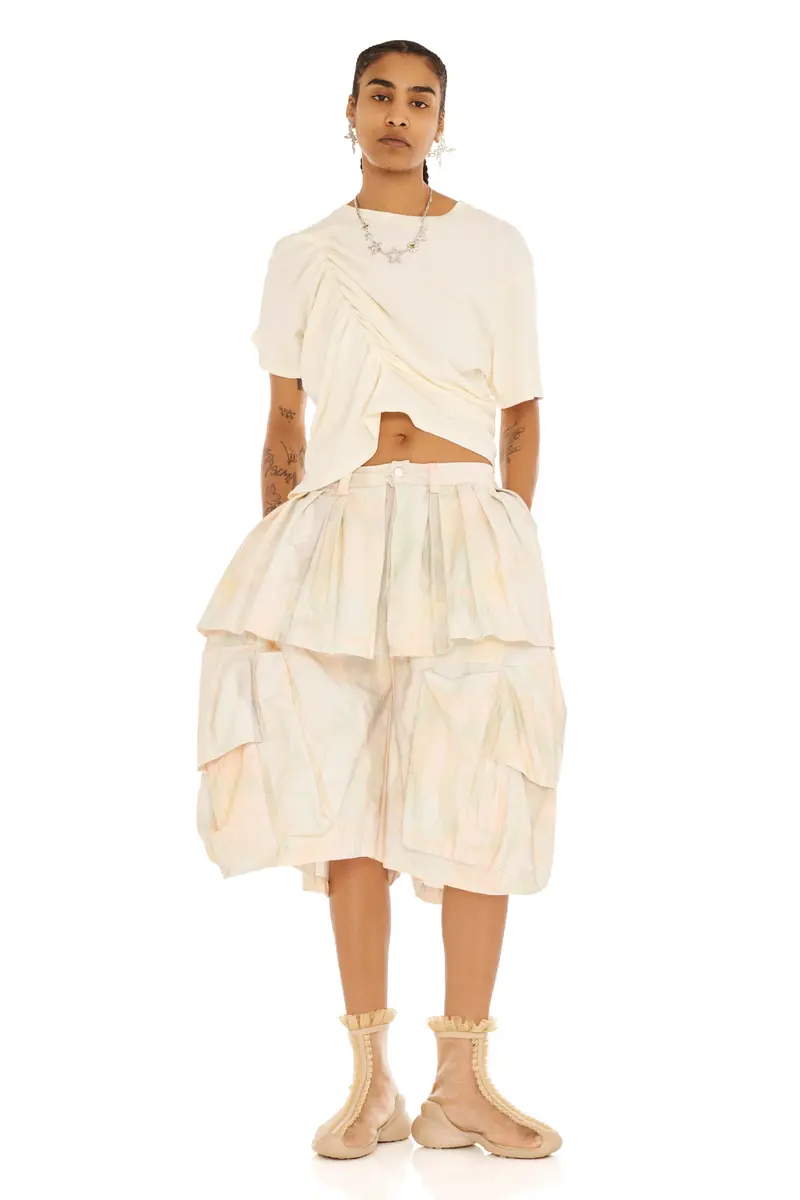 Gua Sha Plaid Hazel Cargo Short 1