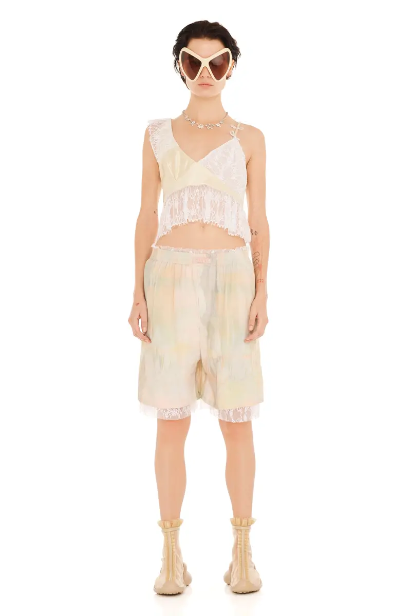 Gua Sha Plaid Odeon Short 1