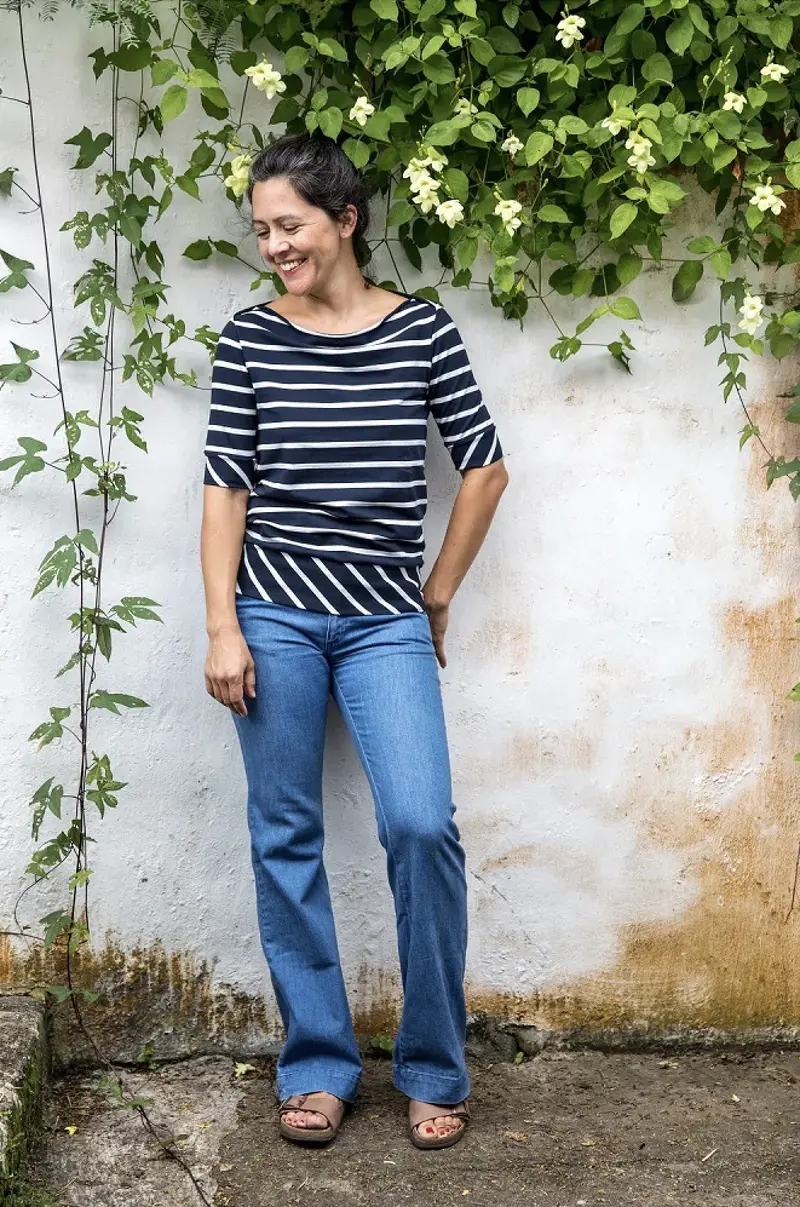 Halfmoon Atelier Anegada Boat Neck Top 1