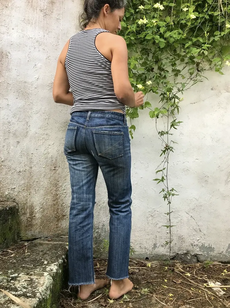 Halfmoon Atelier Halfmoon 101 Jeans - Printed Copy Shop (+£7.00) 1