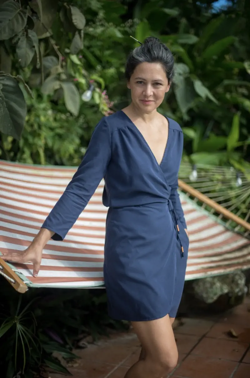 Halfmoon Atelier Vondel Wrap Top And Dress - Printed Copy Shop (+£7.00) 1