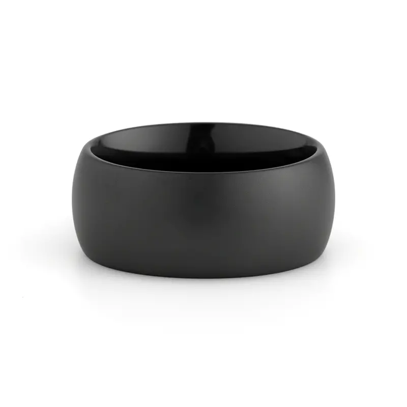 Heavy Stone® Black Matte Ceramic Men's Band 1