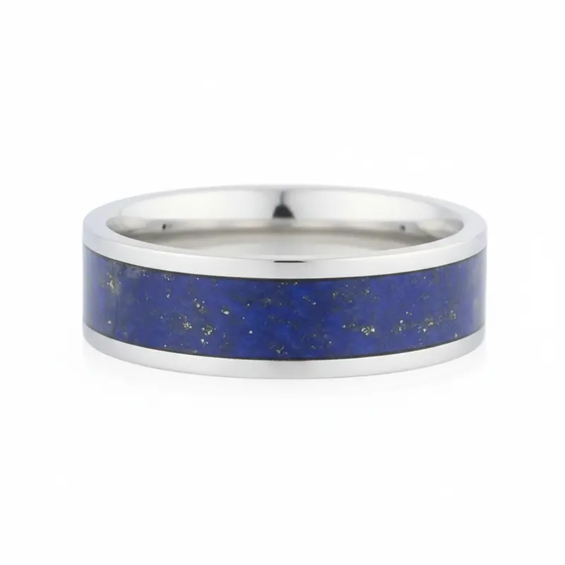 Heavy Stone® Cobalt Lapis Men's Band 1
