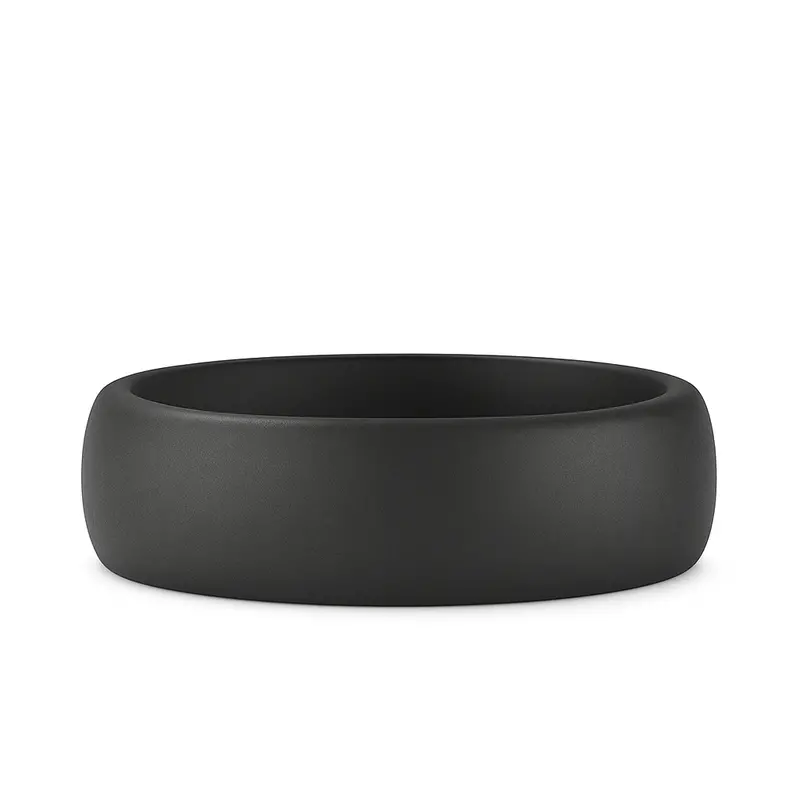 Heavy Stone® Domed Zirconium Band 1