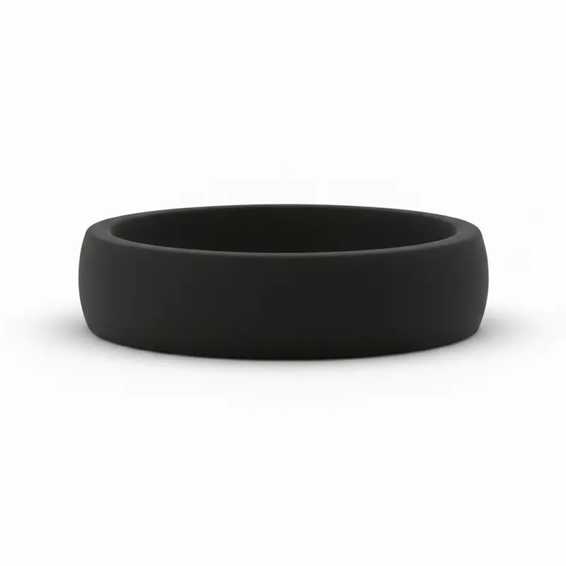 Heavy Stone®  Flexfit Black Silicone Band 1
