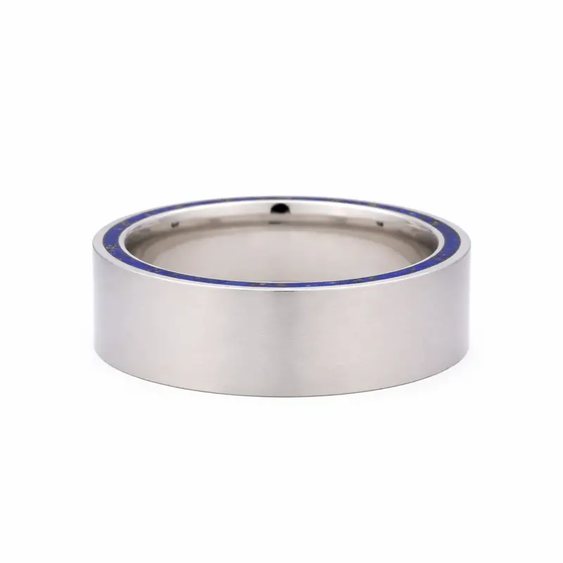 Heavy Stone® Lapis Titanium Men's Band 1
