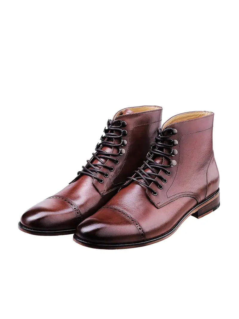 Heimdall Loki Cap Toe Brogue Brown 1