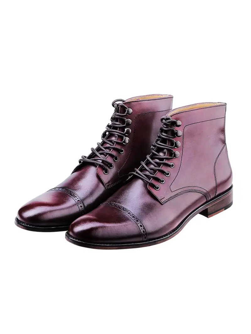Heimdall Loki Cap Toe Brogue Burgundy 1