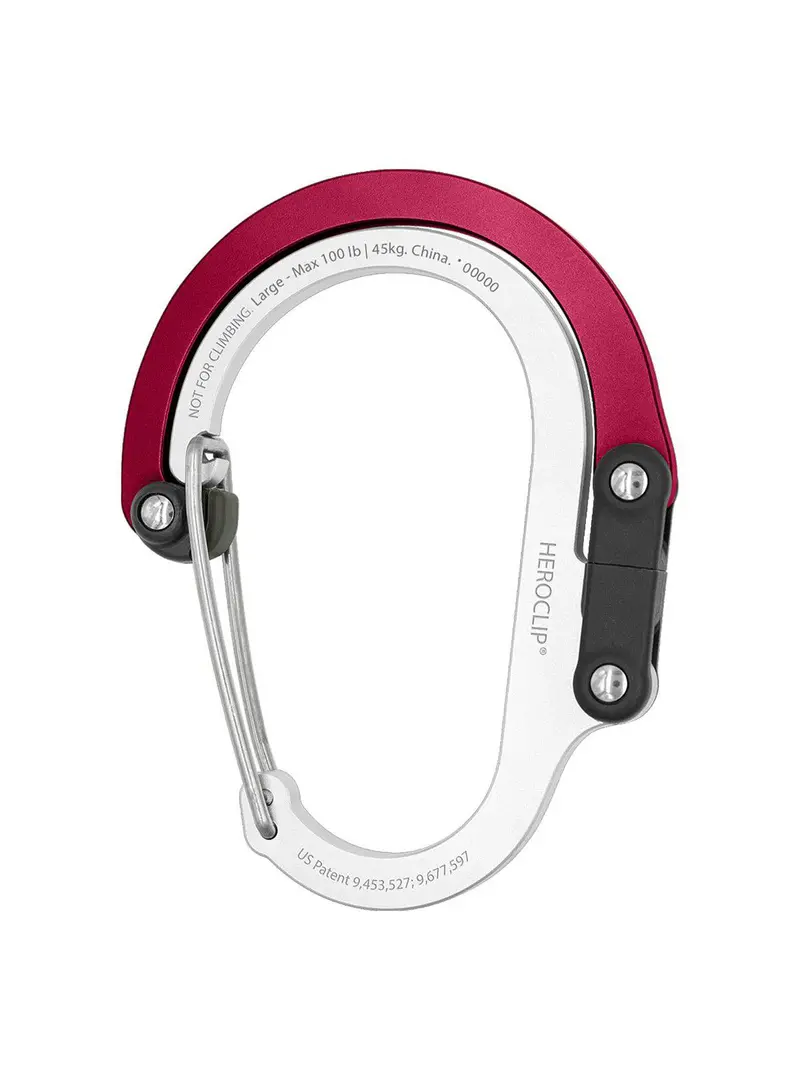 Heroclip Carabiner Large Hot Rod Red 1