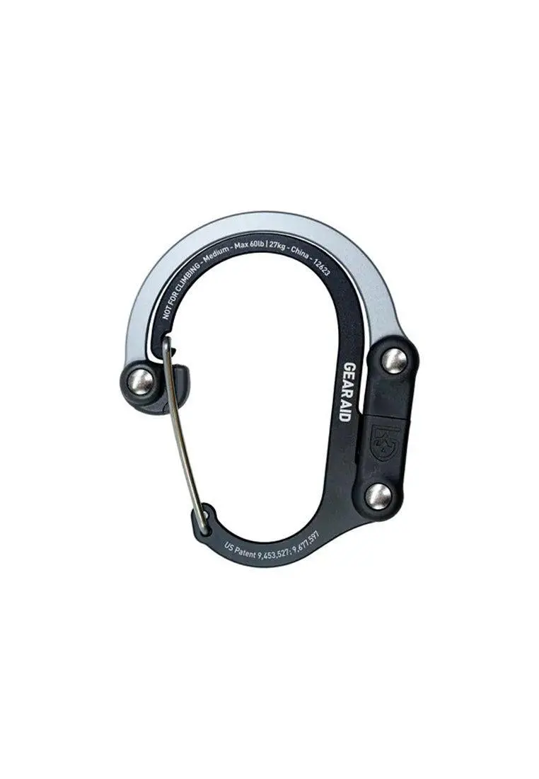 Heroclip Carabiner Medium Black Gray 1