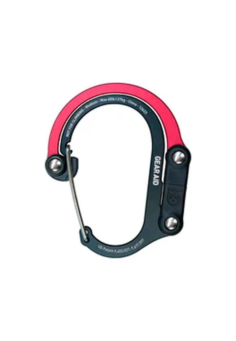 Heroclip Carabiner Medium Black Red 1